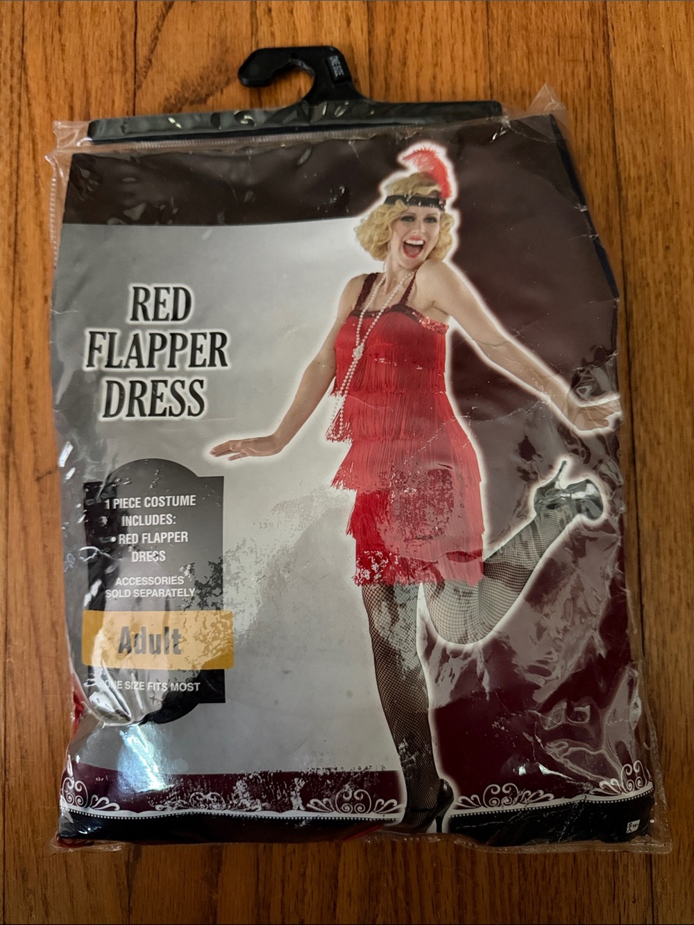 Red Fringe Flapper Slip Dress - Classic 1920s Party Dress